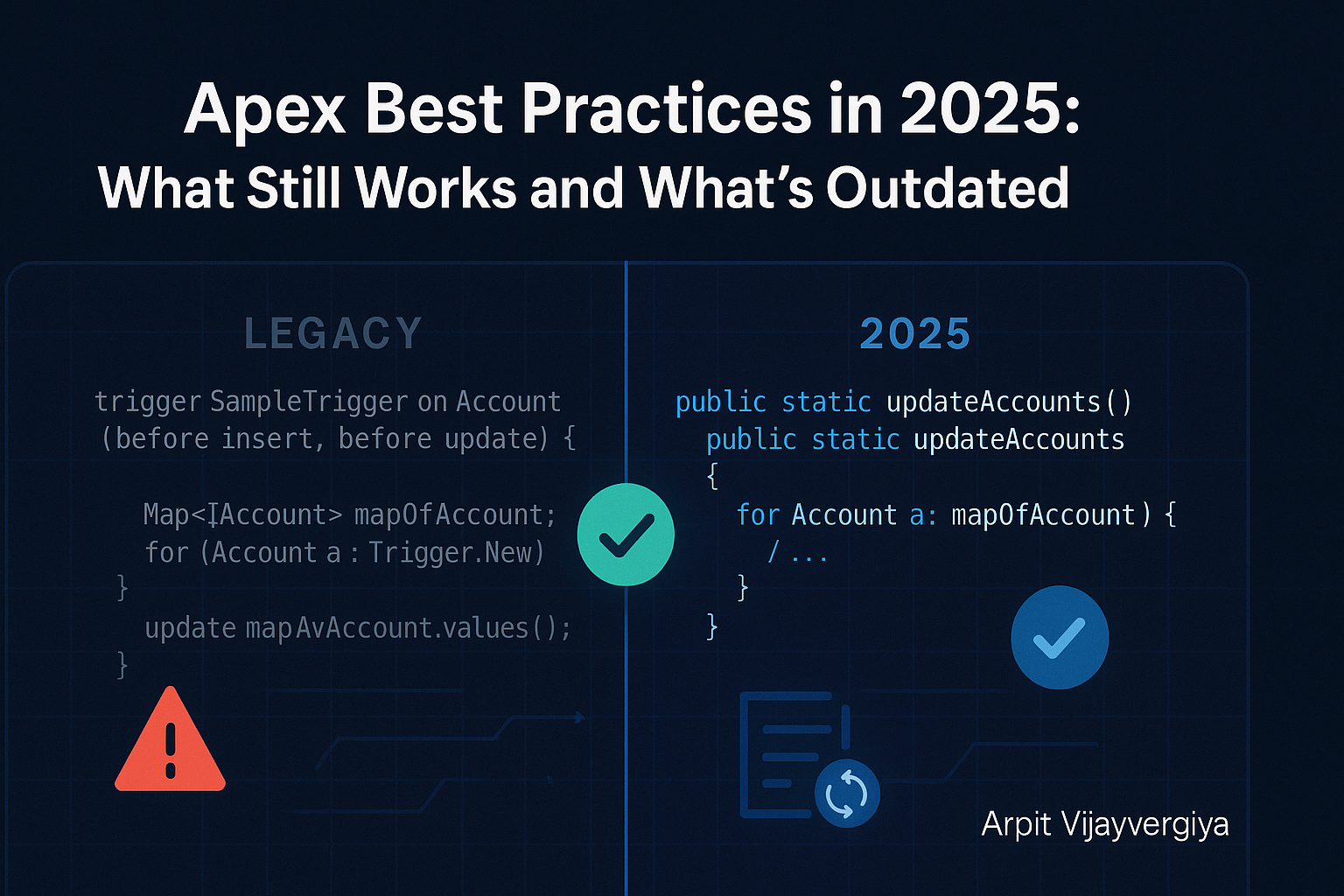 Apex best practices in 2025
